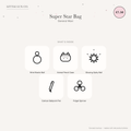 Super Star Bag — General Maxi — concept mockup, real photo to follow